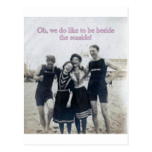 Edwardians feliz por el mar postales