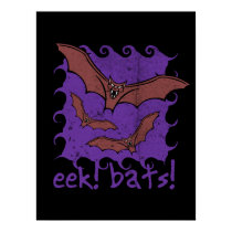 ¡EEK! ¡Palos! Poster de Halloween posters