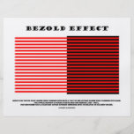 Efecto de Bezold (ilusión óptica) Tarjeton