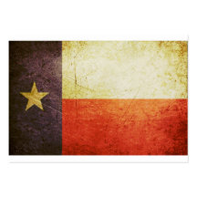 Efecto del Grunge de la bandera de Tejas Tarjeta Personal