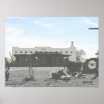 Efecto del Hacienda-carbón de leña del estilo de S Posters