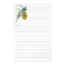 Efectos de escritorio alineados pavo real de Mongr Papelería Personalizada