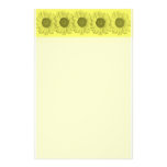Efectos de escritorio AMARILLOS de los GIRASOLES Papeleria De Diseño