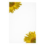 Efectos de escritorio amarillos del girasol  papeleria