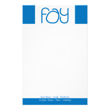 Efectos de escritorio azules Fay Papeleria De Diseño