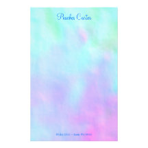 Efectos de escritorio azules y rosados  papeleria