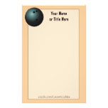 Efectos de escritorio de la bola de bolos papelería