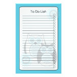 Efectos de escritorio de la lista de los búhos del papelería