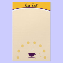 Efectos de escritorio de la taza de café personali papeleria