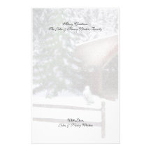 Efectos de escritorio de las escenas del invierno  papeleria personalizada