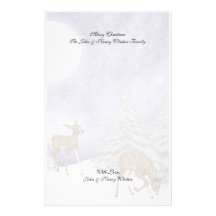 Efectos de escritorio de las escenas del invierno  papeleria personalizada