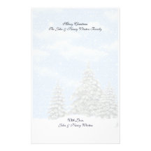 Efectos de escritorio de las escenas del invierno  papeleria personalizada