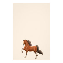 Efectos de escritorio del caballo de la bahía que  papelería de diseño