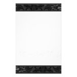 Efectos de escritorio del damasco del gris negro y  papeleria