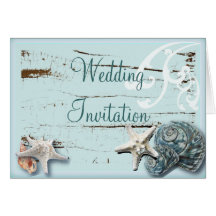 Efectos de escritorio elegantes del boda de playa  felicitación