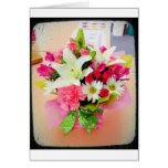 Efectos de escritorio florales multiusos felicitaciones