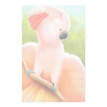 Efectos de escritorio moluqueños del Cockatoo Papeleria De Diseño