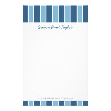 Efectos de escritorio personales de la raya azul papeleria