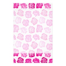 Efectos de escritorio rosados de los rosas del vin papelería de diseño