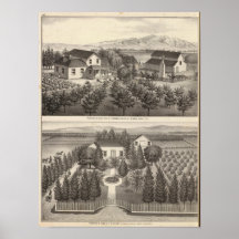 Egger, residencias de Haines, granjas Poster