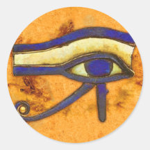 Egipcio antiguo el ojo de Horus Etiqueta