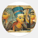 Egipto antiguo 3 etiquetas redondas