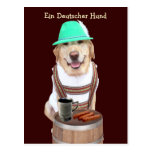 Ein Deutscher Hund Postal
