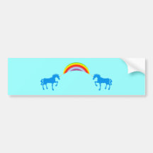 Einhörner Regenbogen unicorns rainbow Auto Sticker