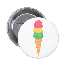 Eistüte ice cone anstecknadel