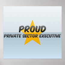 Ejecutivo orgulloso del sector privado impresiones
