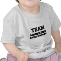 Ejecutivos de marketing del equipo camiseta