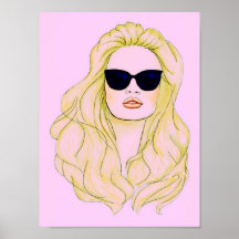 Ejemplo atractivo de la moda de las gafas de sol e posters