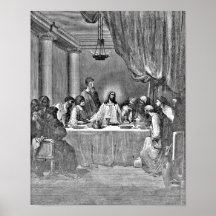 Ejemplo bíblico de la última cena posters