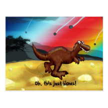 Ejemplo corriente del dinosaurio postales