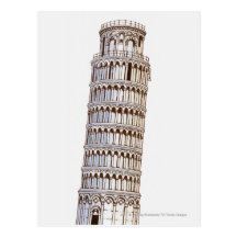 Ejemplo de la torre de Pisa Postal