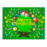 Ejemplo de las Felices Navidad Postales