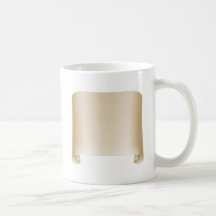 Ejemplo de papel de la voluta tazas