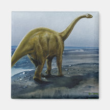 Ejemplo del Apatosaurus (Brontosaurus) Iman