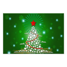Ejemplo del árbol de navidad arte fotográfico