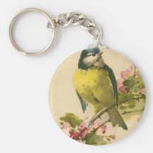 Ejemplo del pájaro del Victorian Llavero