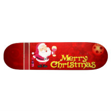 Ejemplo del rojo de las Felices Navidad Patinetas Personalizadas