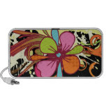 ejemplo floral del vector de la flor colorida arts altavoz de viajar