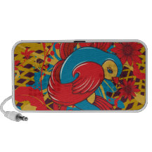 ejemplo hermoso del arte del vector del goldfinch mini altavoz