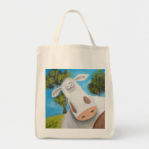 EJEMPLO LINDO DE LA VACA BOLSA DE MANO
