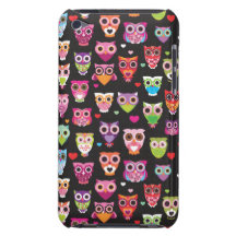 Ejemplo retro del modelo del búho Case-Mate iPod touch carcasas