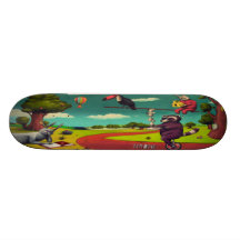 Ejercicio de equilibrio - cubierta del arte Sk8 de Patines