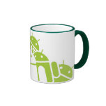 Ejército androide taza de café