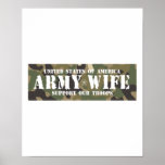 Ejército-Esposa Poster