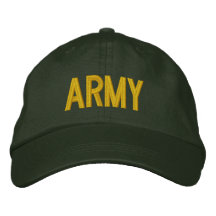 EJÉRCITO GORRA DE BÉISBOL BORDADA