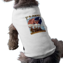 Ejército -- Guarda de los colores Camiseta De Perrito